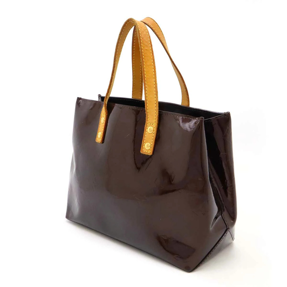 Louis Vuitton Amarante Tote Vernis Purple Bag Lead Monogram Handbag Purple